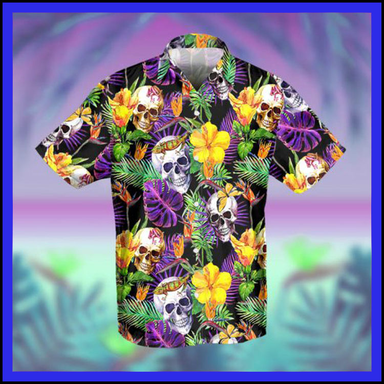 Skull Tropical Hawaiian Shirt- Limited Edition Skull Tropical Hawaiian Shirt- Limited Edition