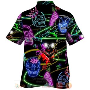 Skulls 3D Light Hawaiian Shirt