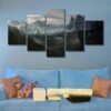 Skyrim - Nature 5 Panel Canvas Art Wall Decor