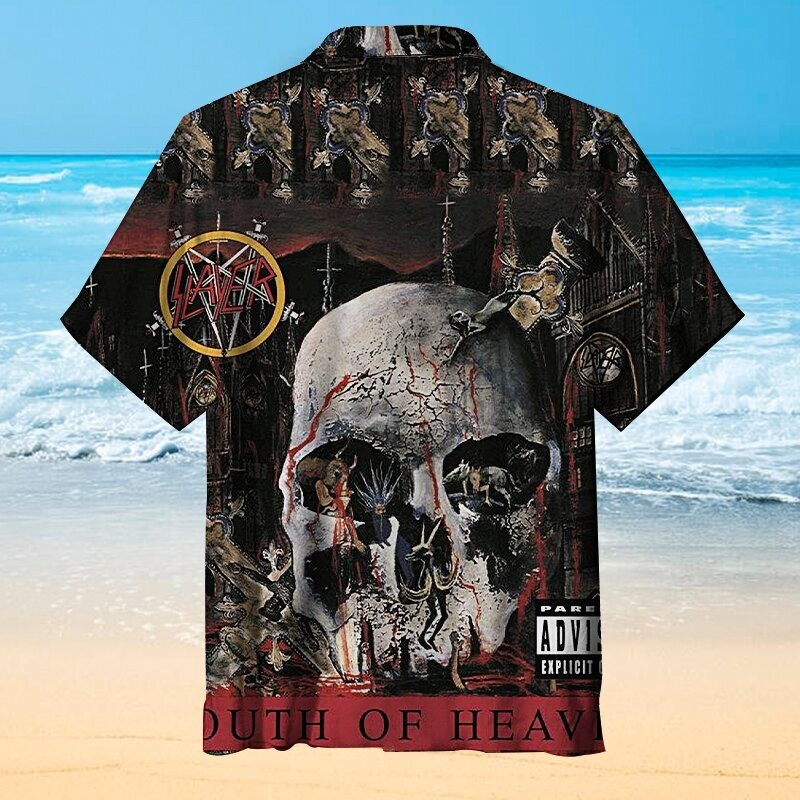 Slayer South Of Heaven Hawaiian Shirt Slayer South Of Heaven Hawaiian Shirt