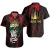 Smoke King Hawaiian Shirt Summer Button Up