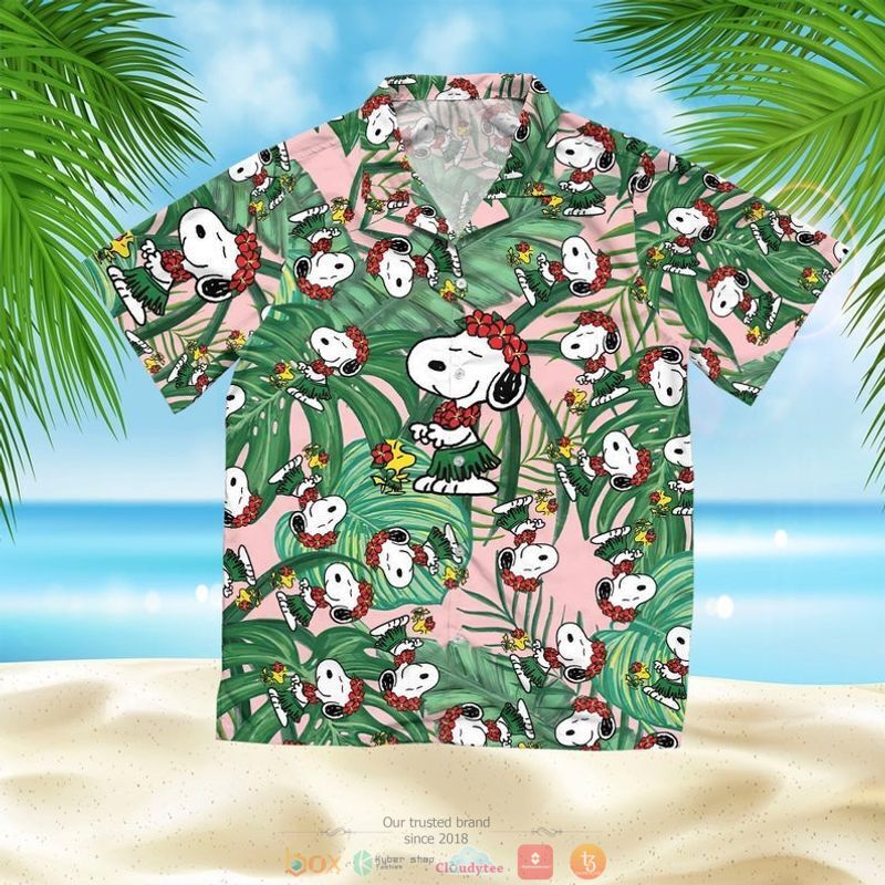 Snoopy Aloha Dance Hawaiian Shirt Snoopy Aloha Dance Hawaiian Shirt
