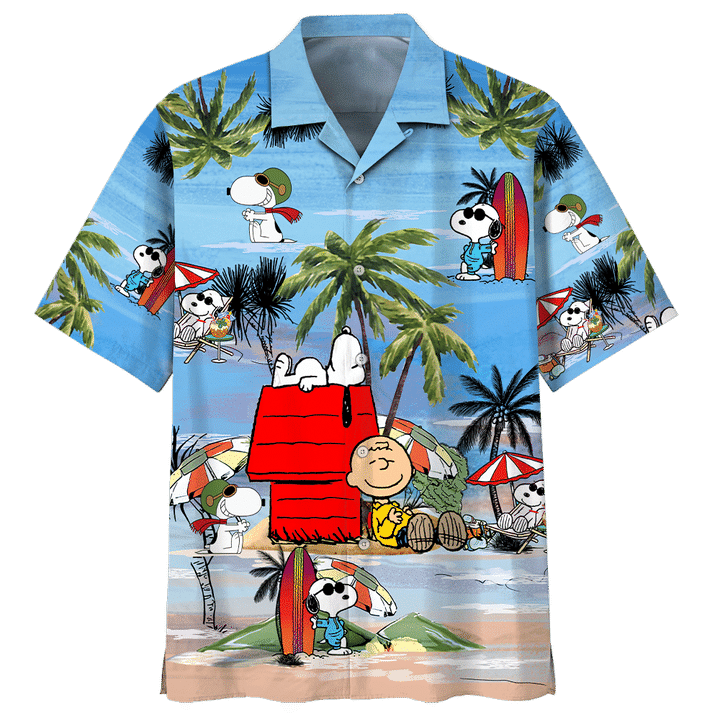 Snoopy And Charlie Brown Hawaiian Shirt Snoopy And Charlie Brown Hawaiian Shirt