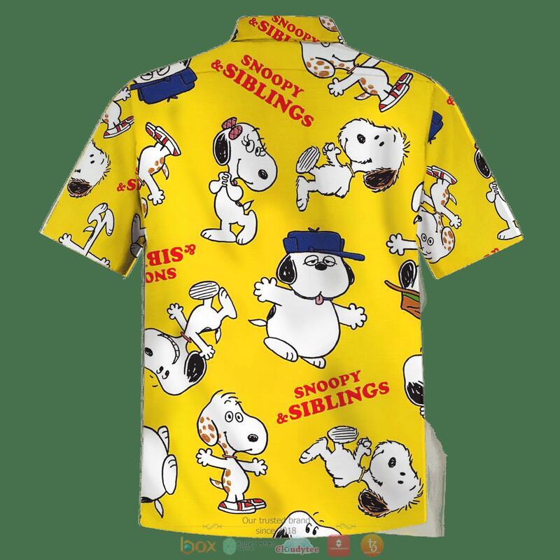 Snoopy And Siblings Hawaiian Shirt Snoopy And Siblings Hawaiian Shirt