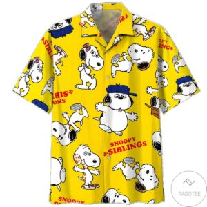 Snoopy And Siblings Summer Time Hawaiian Shirt