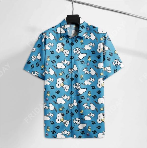 Snoopy And Woodstock Hawaiian Shirt Summer Button Up Snoopy And Woodstock Hawaiian Shirt Summer Button Up
