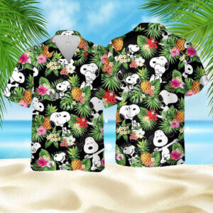Snoopy And Woodstock Summer Vacation Hawaiian Shirt