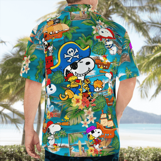 Snoopy Pirate Hawaiian Shirt Snoopy Pirate Hawaiian Shirt