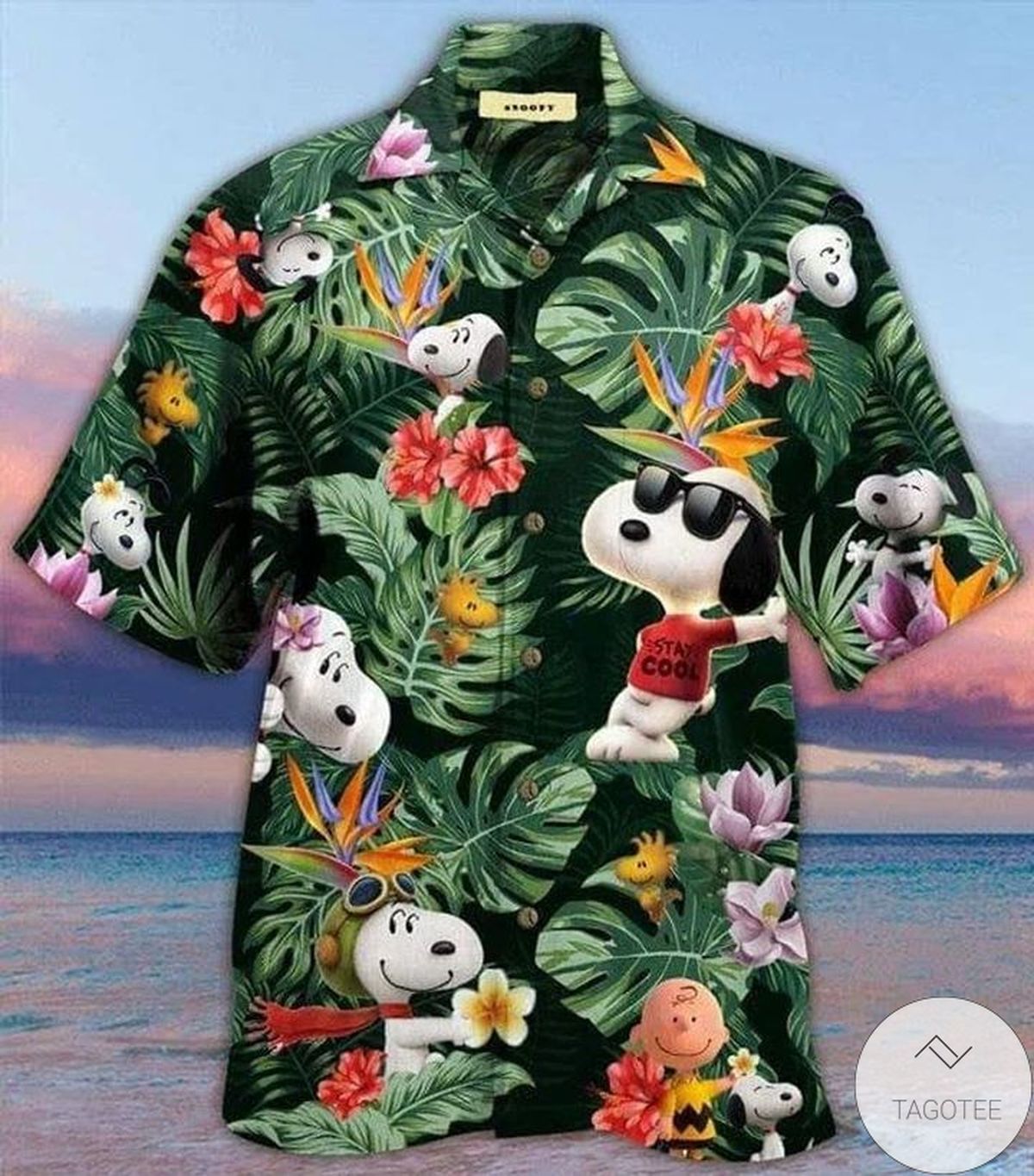 Snoopy Tropical Aloha Hawaiian Shirt Snoopy Tropical Aloha Hawaiian Shirt