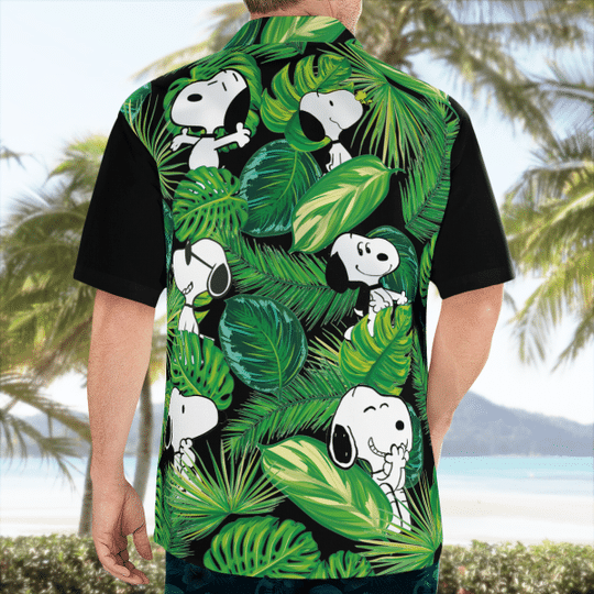 Snoopy Tropical Hawaiian Shirt Snoopy Tropical Hawaiian Shirt