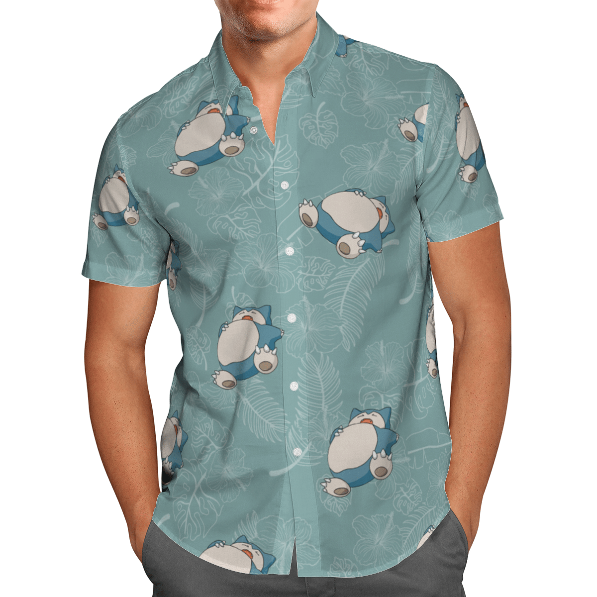 Snorlax Hawaiian Shirt Snorlax Hawaiian Shirt