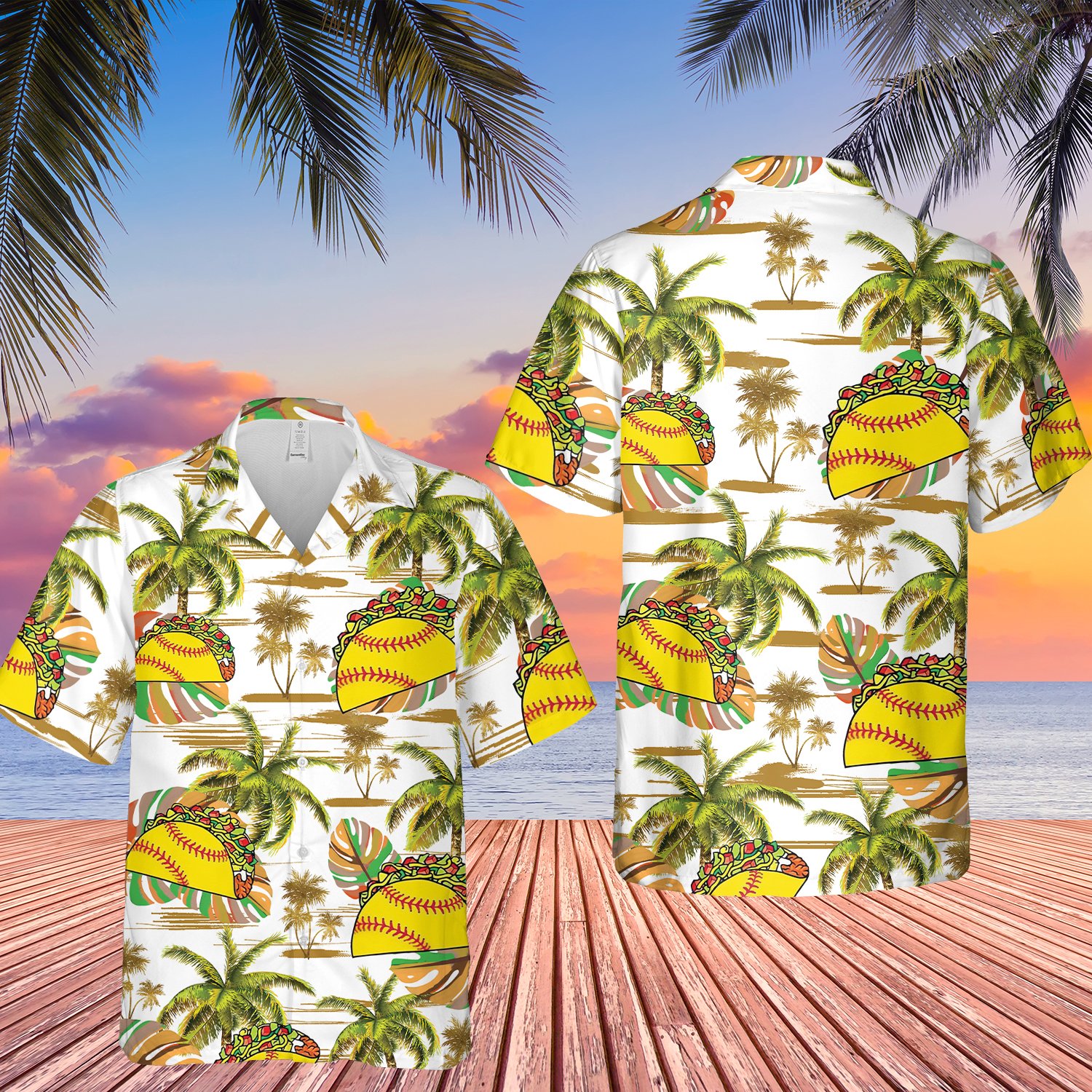 Softball And Tacos Hawaiian Shirt Softball And Tacos Hawaiian Shirt