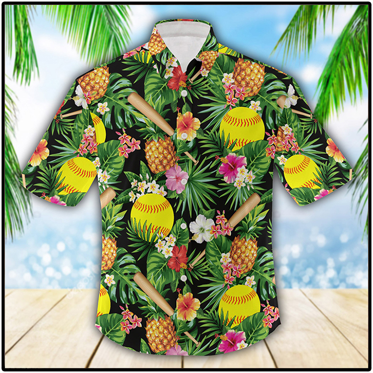 Softball Hawaiian Shirt Softball Hawaiian Shirt