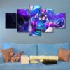 Sona - Gaming 5 Panel Canvas Art Wall Decor