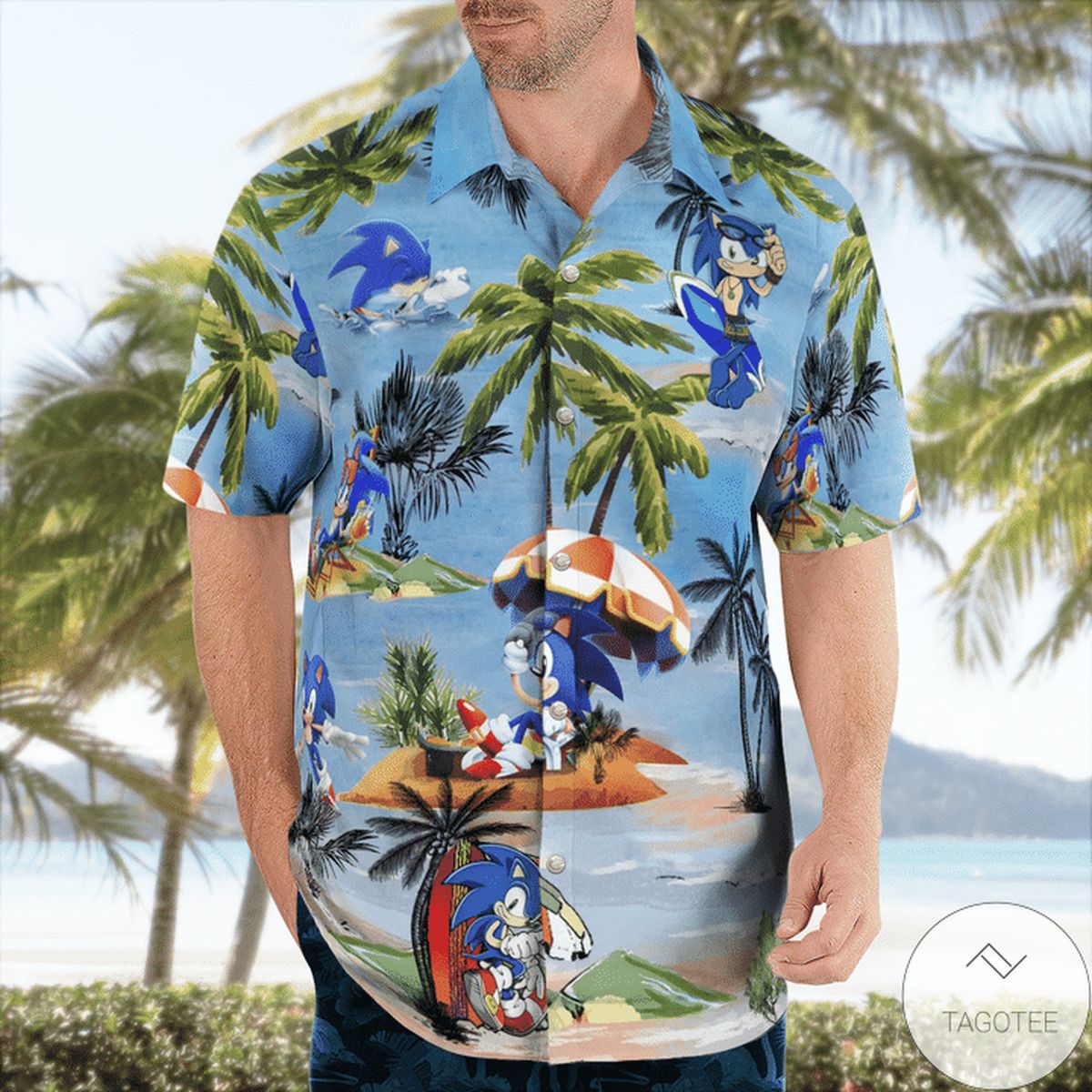 Sonic Hedgehog Hawaiian Shirt Sonic Hedgehog Hawaiian Shirt