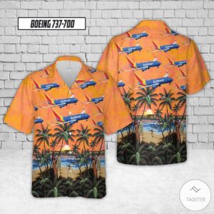 Southwest Airlines Boeing 737-700 Hawaiian Shirt