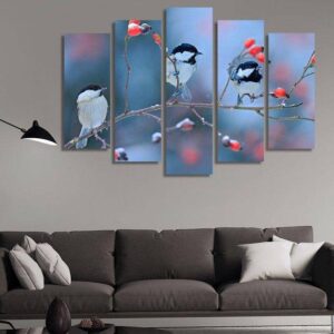 Soybeans - Animal 5 Panel Canvas Art Wall Decor