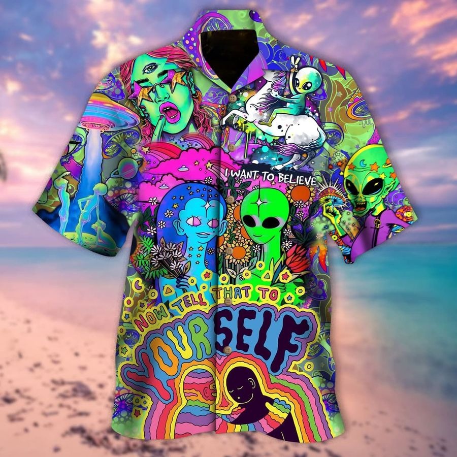 Space Out Hippie Vibe Hawaiian Shirt Space Out Hippie Vibe Hawaiian Shirt