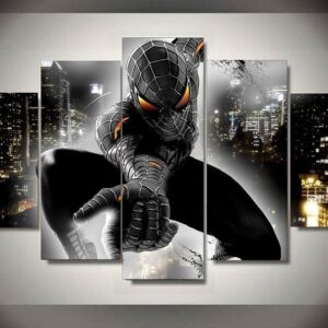 Spider-Man 1 - Movie 5 Panel Canvas Art Wall Decor