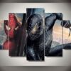 Spider-Man 4 - Movie 5 Panel Canvas Art Wall Decor