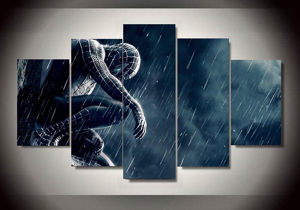 Spider-Man 6 - Movie 5 Panel Canvas Art Wall Decor Spider-Man 6 - Movie 5 Panel Canvas Art Wall Decor