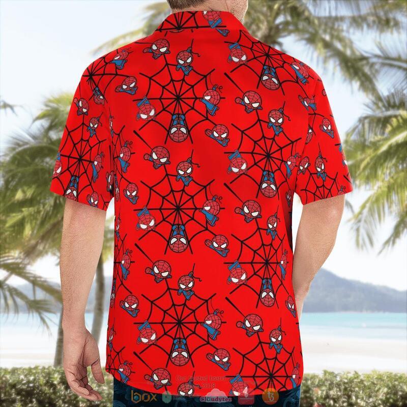 Spider Man Chibi Red Hawaiian Shirt Spider Man Chibi Red Hawaiian Shirt