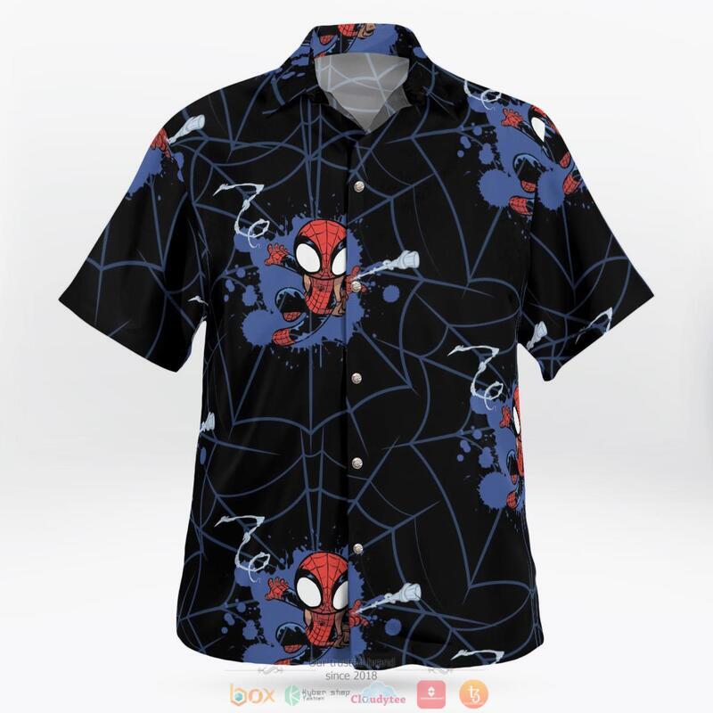 Spider Man Comic Art Hawaiian Shirt Spider Man Comic Art Hawaiian Shirt