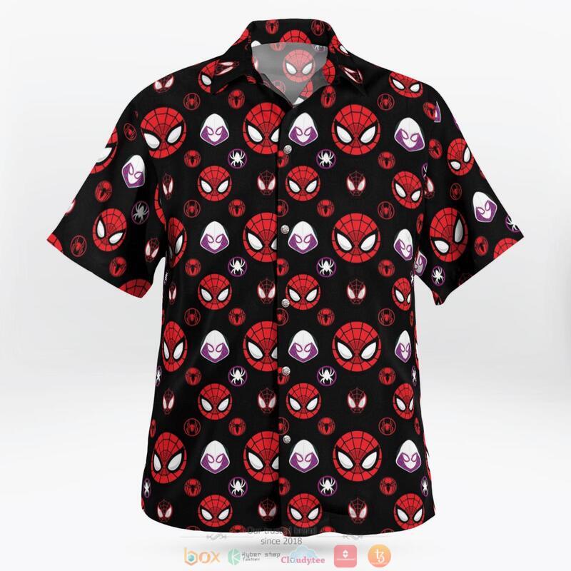 Spider Man Multiverse Mask Hawaiian Shirt Spider Man Multiverse Mask Hawaiian Shirt