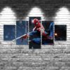 Spiderman 07 - Movie 5 Panel Canvas Art Wall Decor