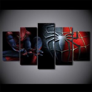 Spiderman - Movie 5 Panel Canvas Art Wall Decor