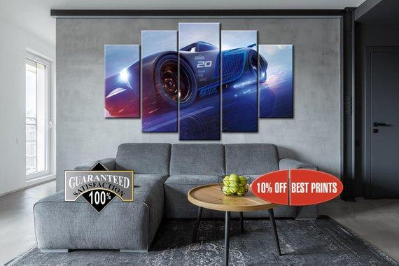 Sports Car - Automative 5 Panel Canvas Art Wall Decor Sports Car - Automative 5 Panel Canvas Art Wall Decor