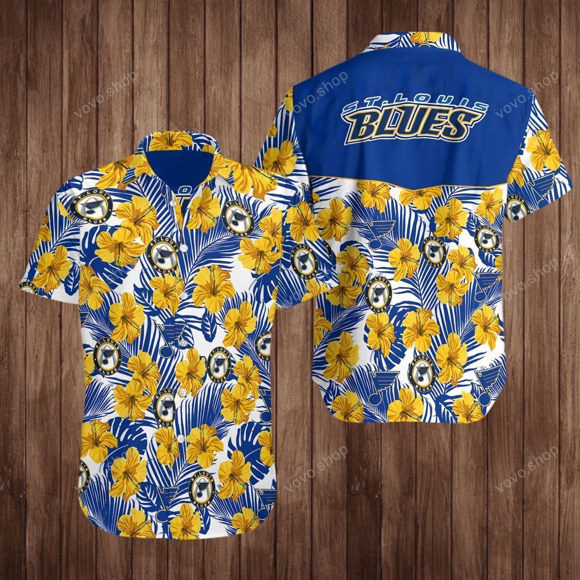 St. Louis Blues Nhl Hawaiian Shirt St. Louis Blues Nhl Hawaiian Shirt