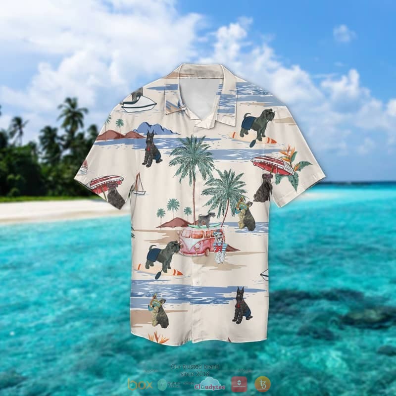 Standard Schnauzer Summer Beach Hawaiian Shirt Standard Schnauzer Summer Beach Hawaiian Shirt