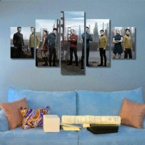 Star Trek 05 - Movie 5 Panel Canvas Art Wall Decor