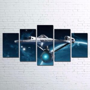 Star Trek 1 - Movie 5 Panel Canvas Art Wall Decor