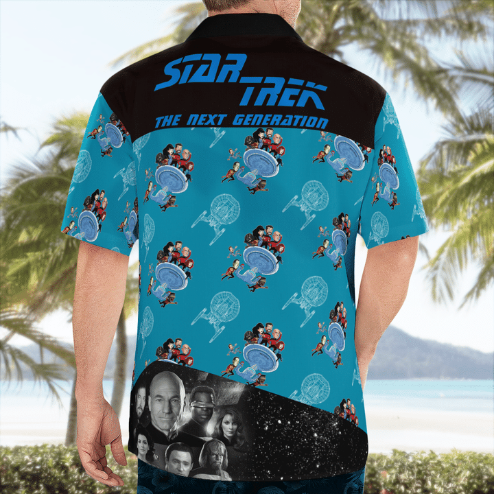 Star Trek Tng Science Hawaiian Shirt Star Trek Tng Science Hawaiian Shirt