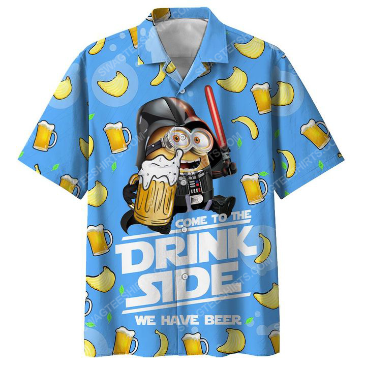 Star Wars Banana Minions Summer Vacation Hawaiian Shirt Star Wars Banana Minions Summer Vacation Hawaiian Shirt