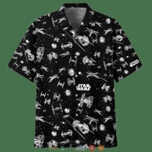 Star Wars Black Hawaiian Shirt