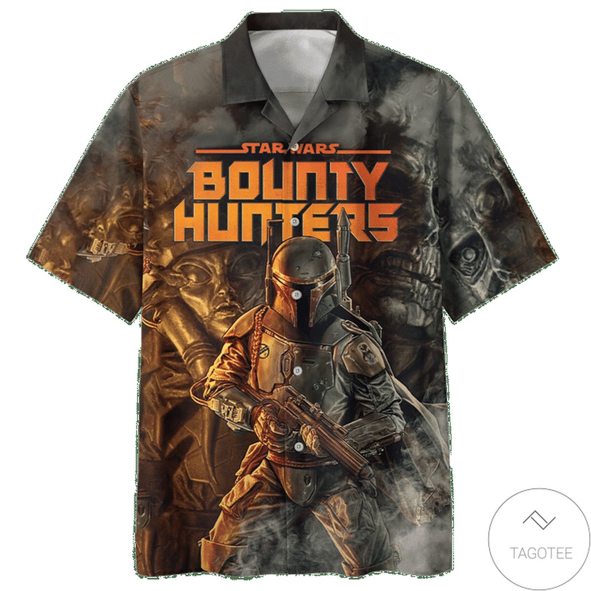 Star Wars Bounty Hunters Hawaiian Shirt Star Wars Bounty Hunters Hawaiian Shirt
