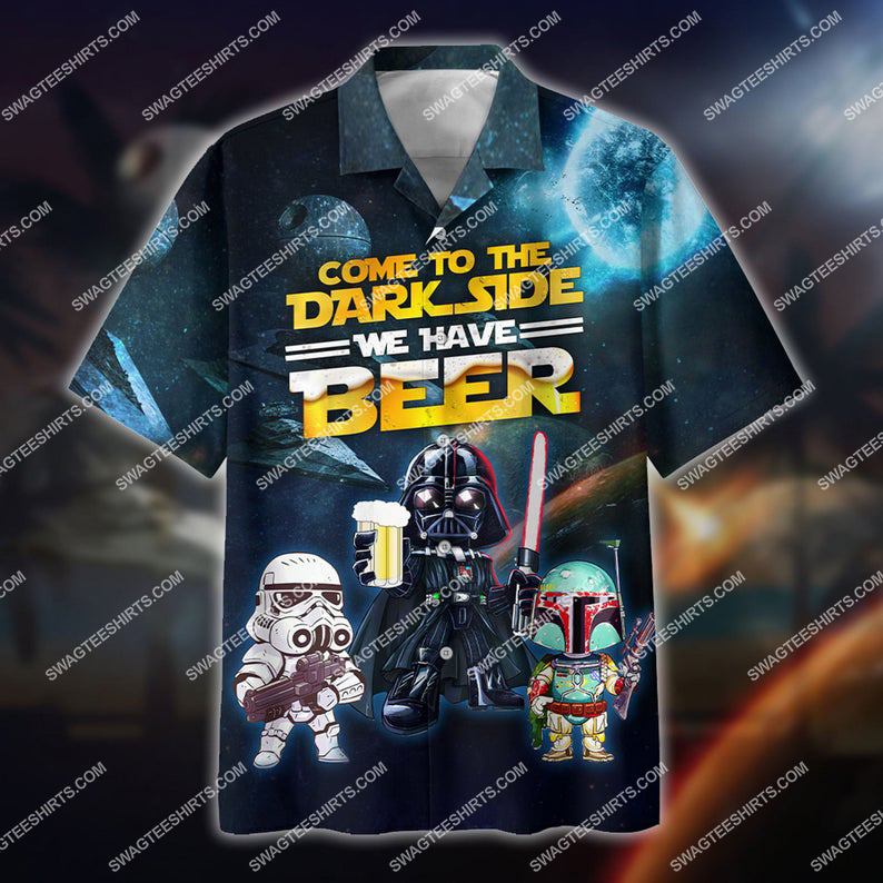 Star Wars Come To The Dark Side We Have Beer Hawaiian Shirt Star Wars Come To The Dark Side We Have Beer Hawaiian Shirt