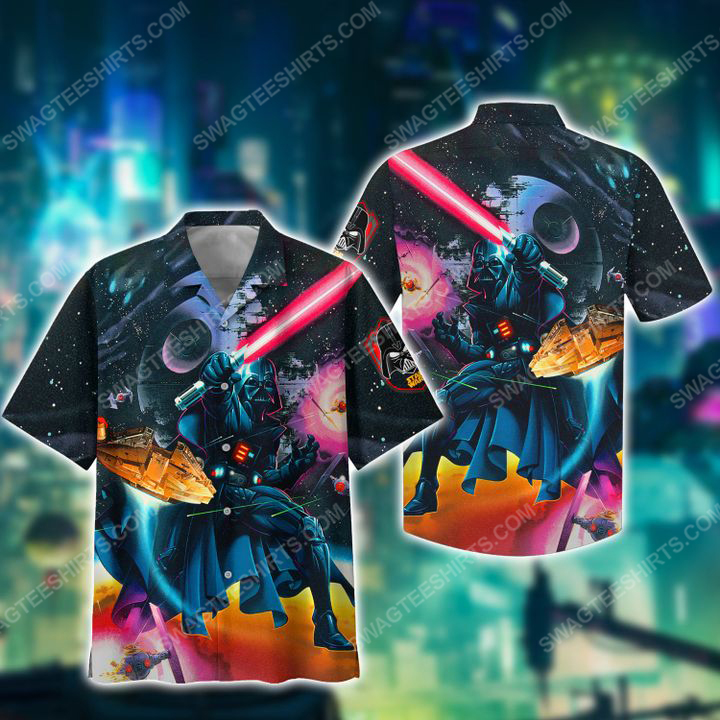 Star Wars Darth Vader Summer Vacation Hawaiian Shirt Star Wars Darth Vader Summer Vacation Hawaiian Shirt