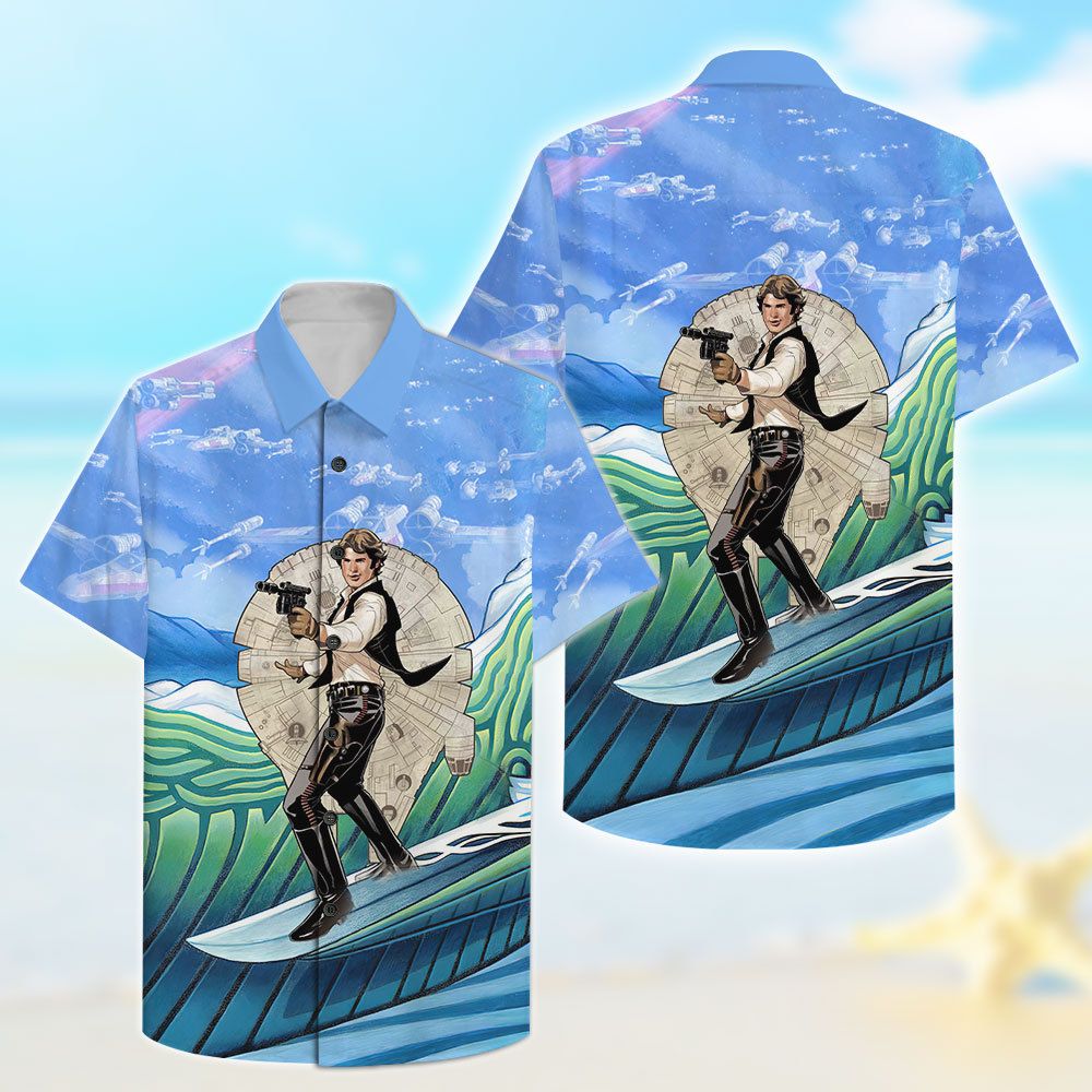 Star Wars Rebel Force Surfing Hawaiian Shirt Star Wars Rebel Force Surfing Hawaiian Shirt