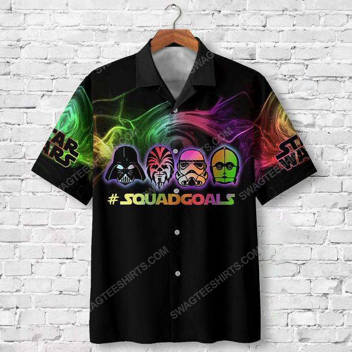 Star Wars Squad Goals Summer Vacation Hawaiian Shirt Star Wars Squad Goals Summer Vacation Hawaiian Shirt