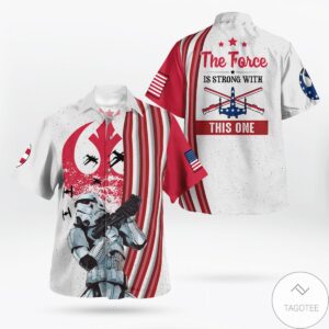 Star Wars The Force Is Strong With This One Hawaiian Shirt
