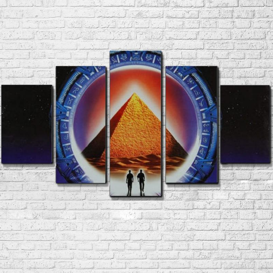 Stargate - Movie 5 Panel Canvas Art Wall Decor Stargate - Movie 5 Panel Canvas Art Wall Decor