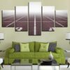 Starting Grid Running Track And Field - Sport 5 Panel Canvas Art Wall Decor