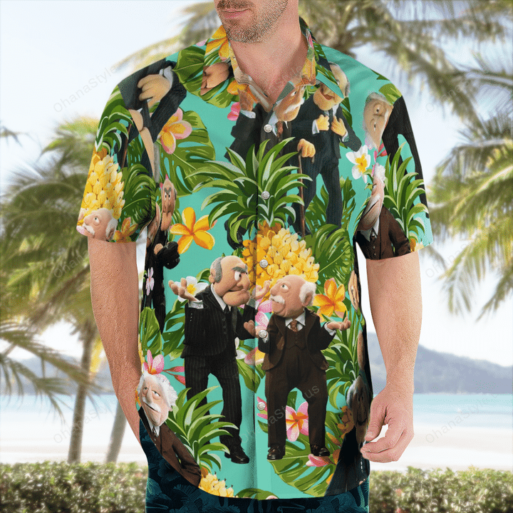 Statler And Waldorf Hawaiian Shirt Statler And Waldorf Hawaiian Shirt