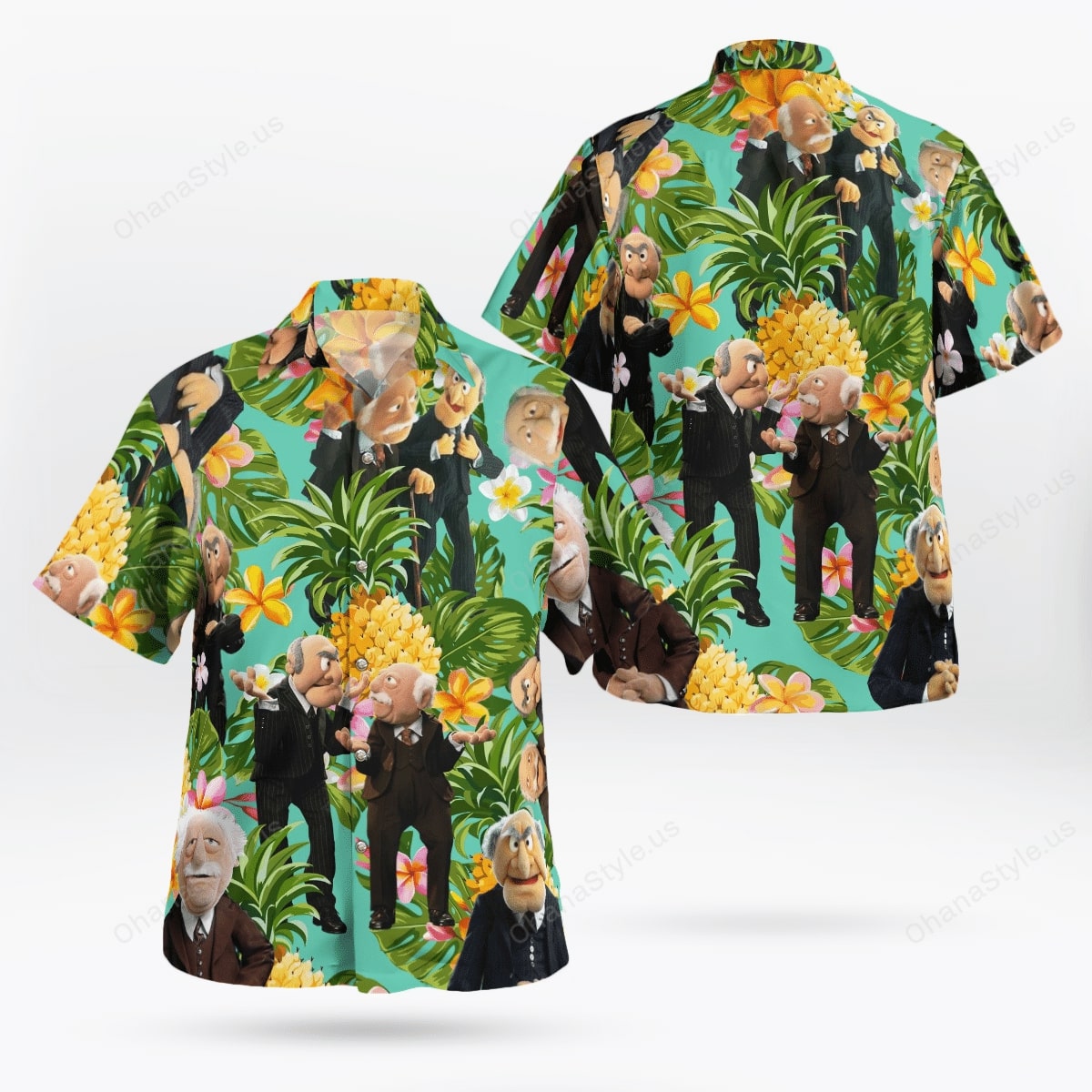 Statler And Waldorf Tropical Hawaiian Shirt Statler And Waldorf Tropical Hawaiian Shirt