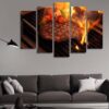 Steak Restaurant - Kitchen 5 Panel Canvas Art Wall Decor