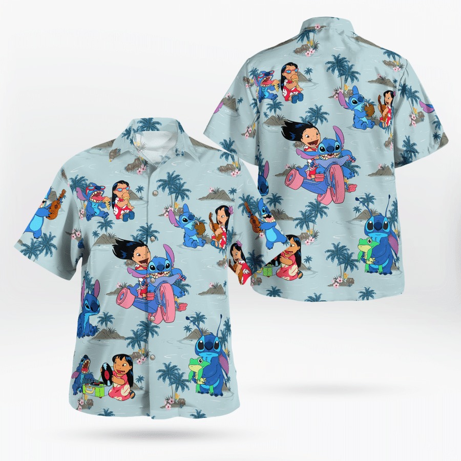 Stitch And Lilo Hawaiian Shirt Stitch And Lilo Hawaiian Shirt